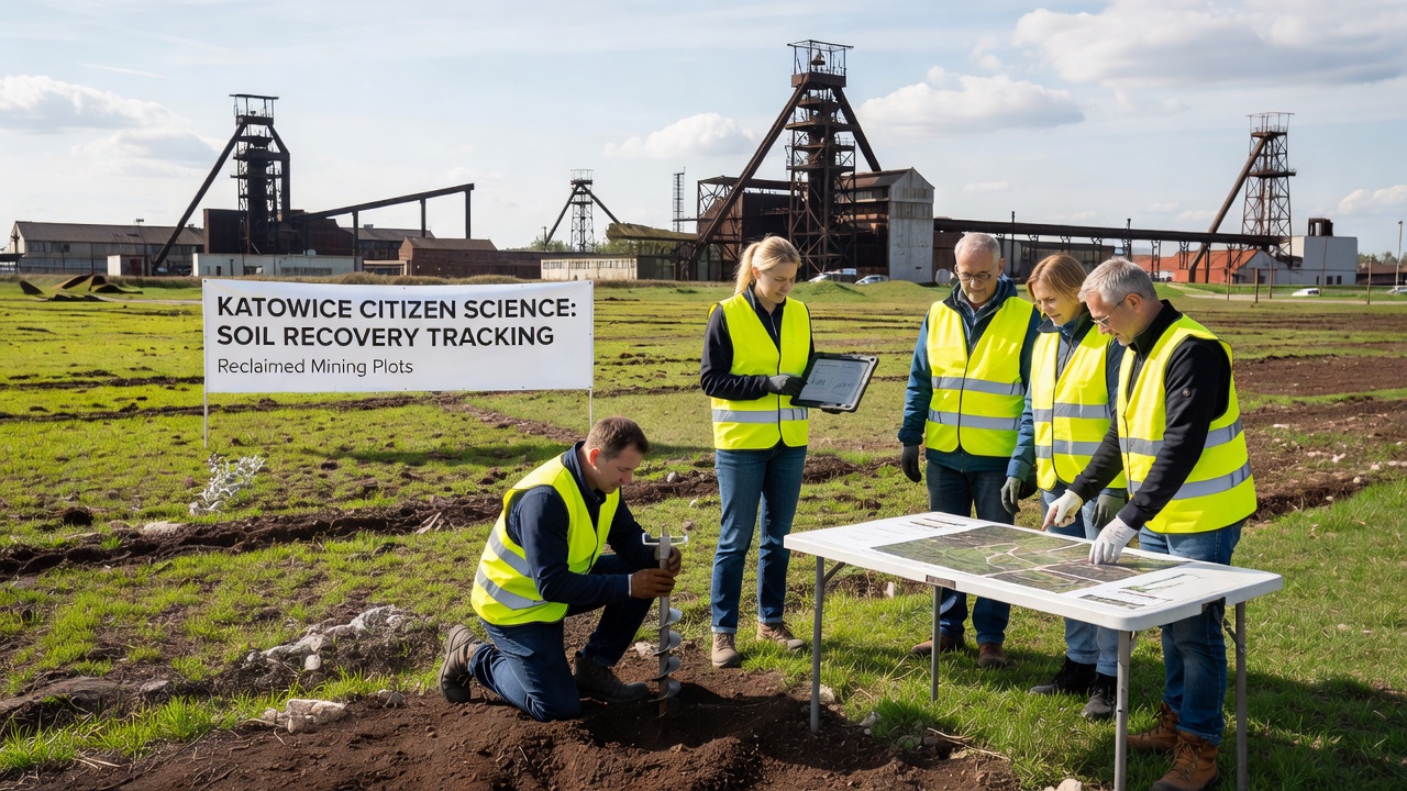 Katowice Reclaimed Mining Lands Draw Volunteers for Soil Recovery Monitoring Programs
